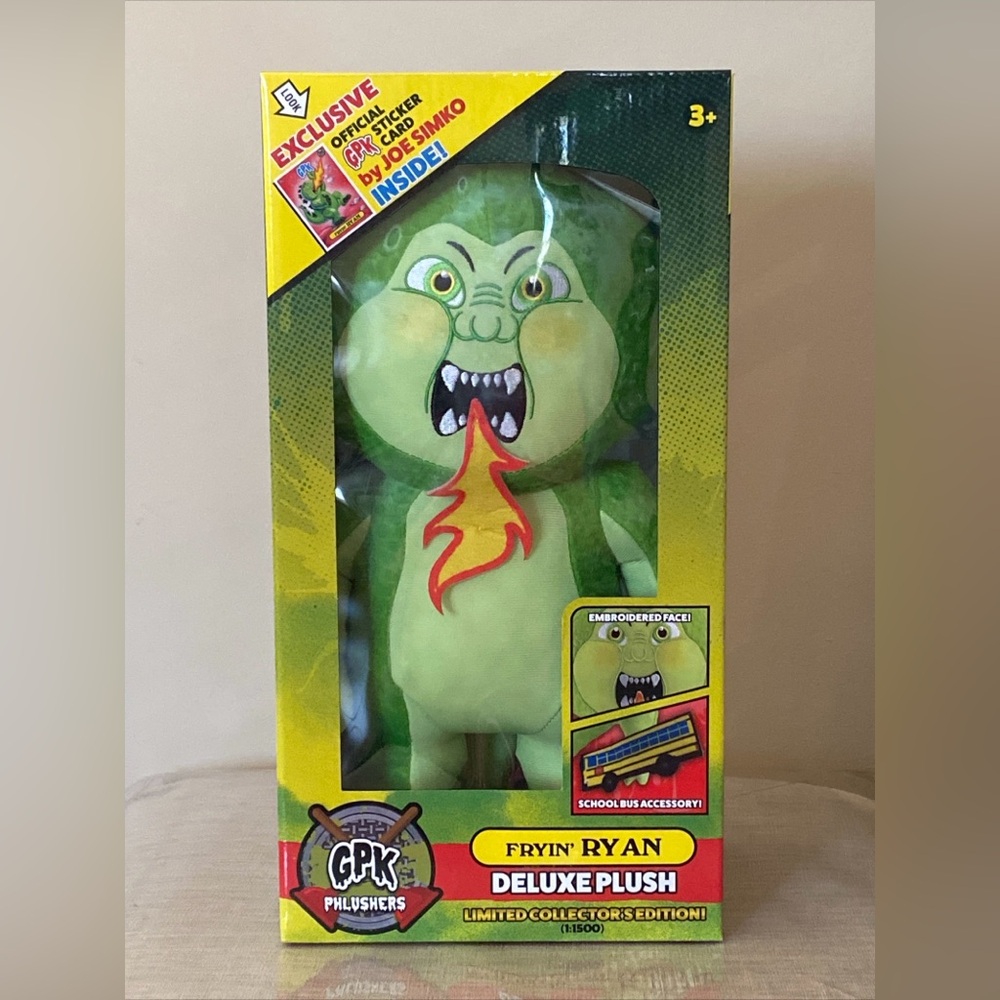 Garbage Pail Kids Deluxe 12” Plush- Limited Collector’s Edition- Fryin’ Ryan